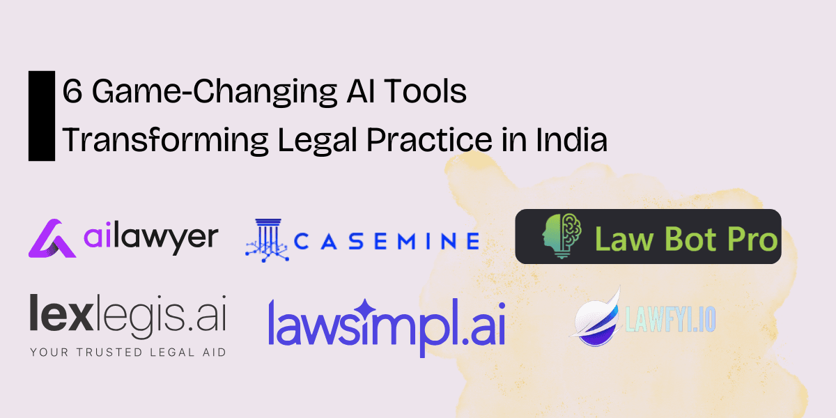 Top 6 AI Tools Revolutionizing Legal Workflows in 2024