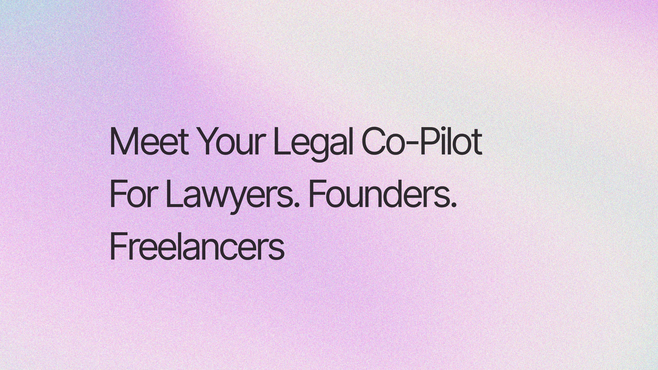 Meet your legal Co-Pilot, How lawsimpl helps legal professionals, Founders and Freelancers